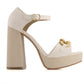Andrea - Women's Ankle Strap Heeled Sandal