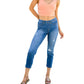 Judy Blue - Mid-Rise Destroyed Boyfriend Jeggings