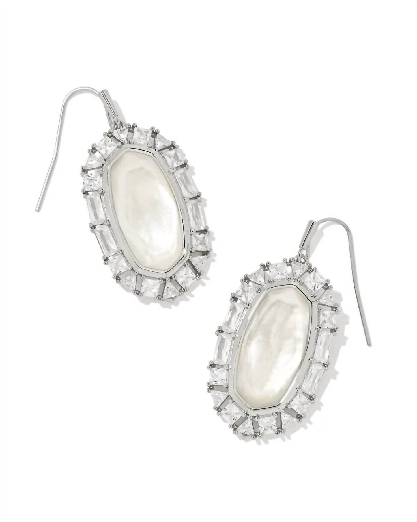 Kendra Scott - Women's Lee Crystal Frame Drop Earrings