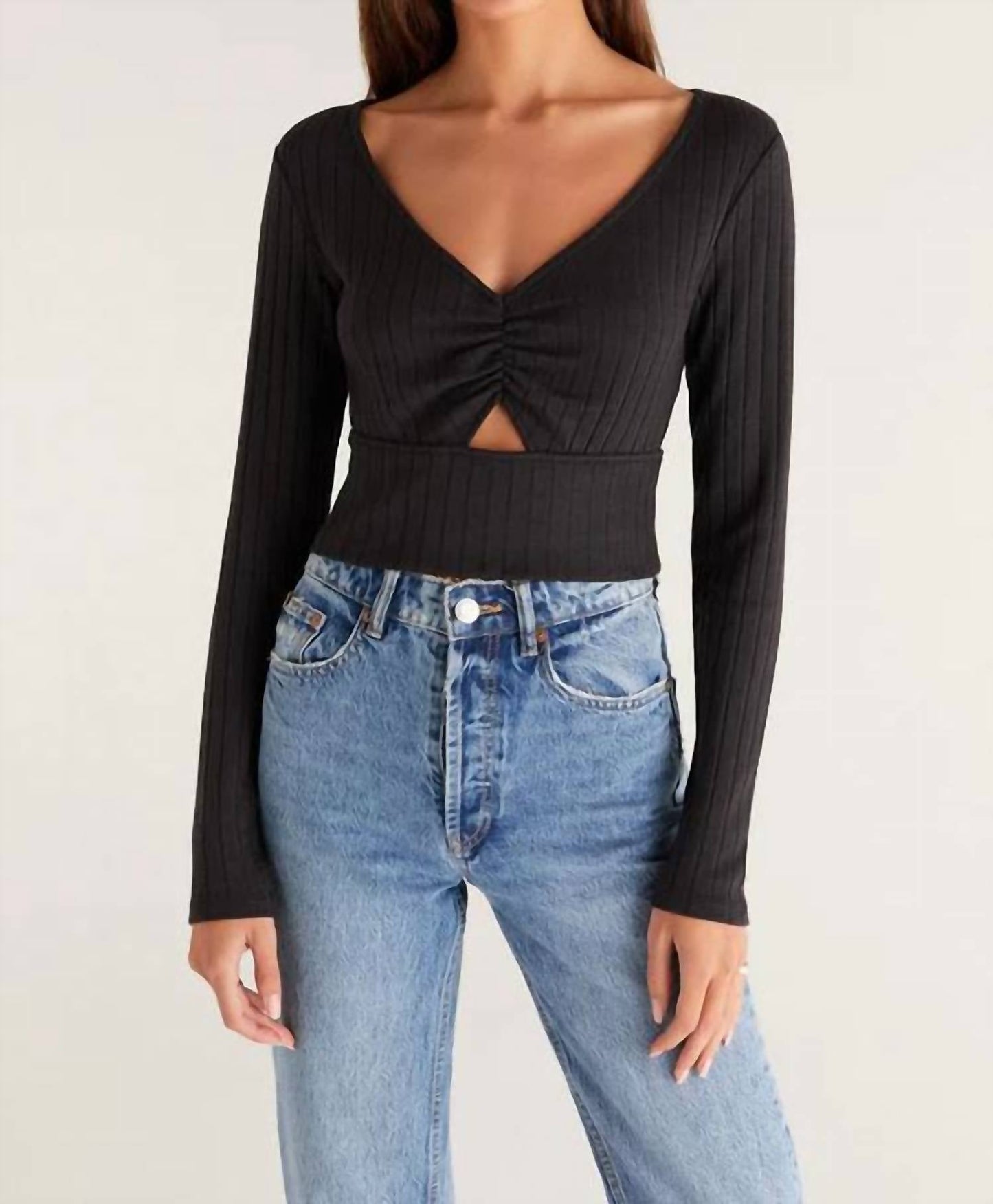 Z Supply - Bella Rib Long Sleeve Top