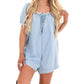 Free People - Daisy Denim Babydoll Romper