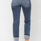 Judy Blue - Mid Rise Boyfriend Jeans - Plus
