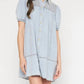 Entro - Denim Smocked Dress