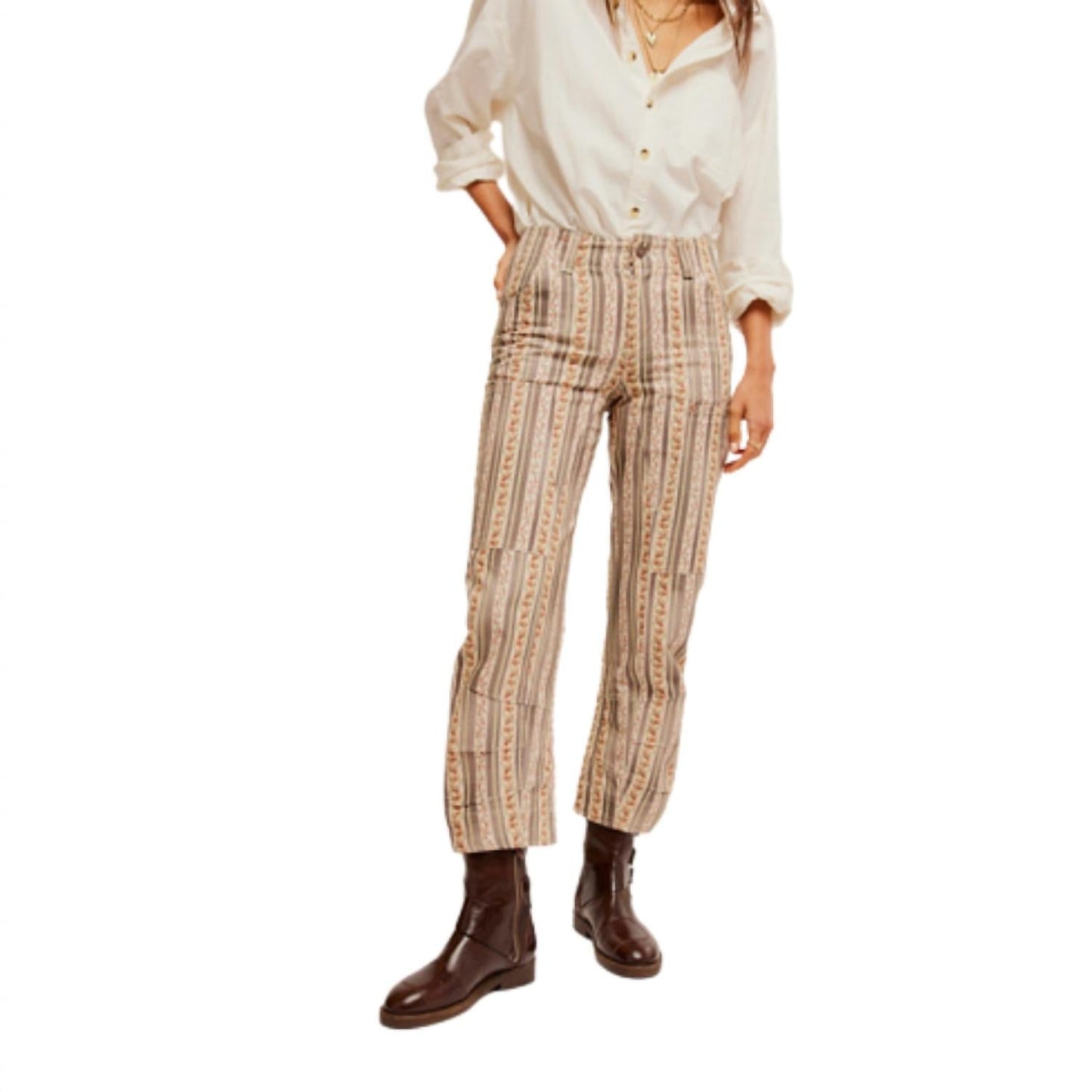 Free People - Super Sonic Printed Slim Pants