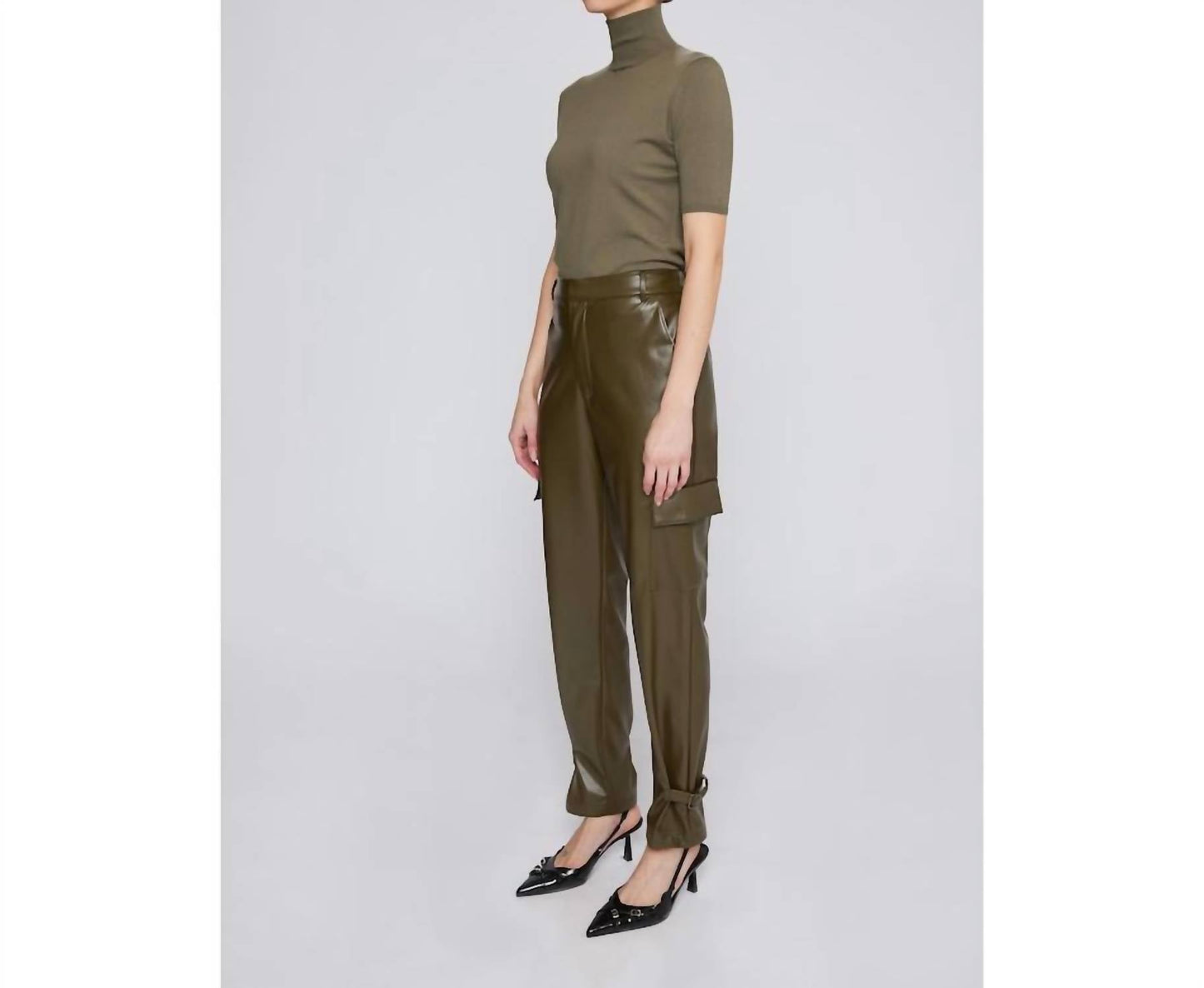 Amanda Maria - The Leather Cargo Pants