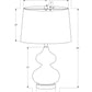Lighting, Glass, Contemporary Table Lamp
