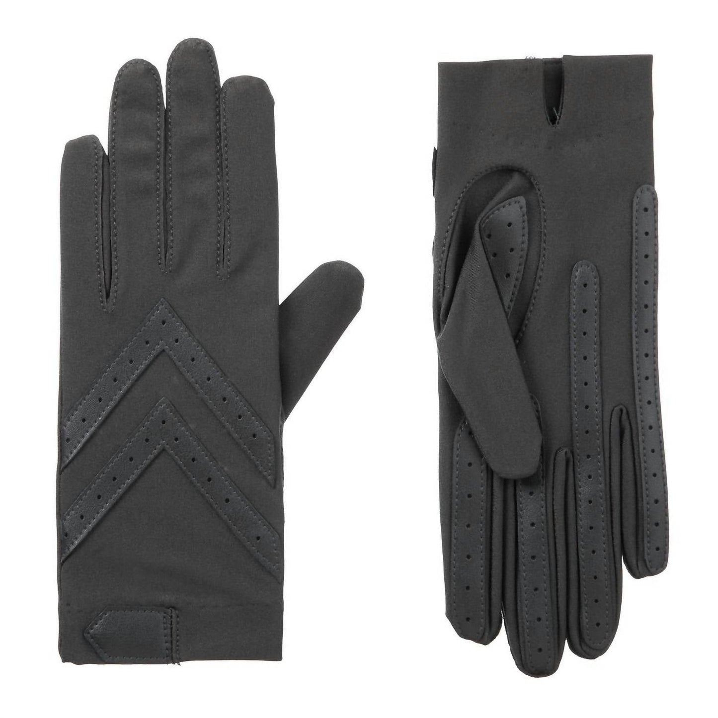 Isotoner - Women's SmartDRI Chevron Shortie Touchscreen Gloves