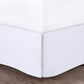 5 Piece Microfiber Ruffled Comforter Set - White California King
