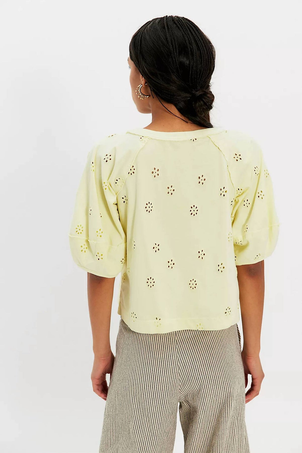 Free People - Jessie Eyelet Tee