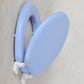 J&V Textiles Soft Round Toilet Seat With Easy Clean & Change Hinge, Padded