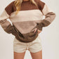 Bluivy - Women's Color Block Knit Sweater