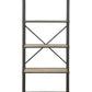 Itzel Bookshelf - Antique Oak / Sandy Gray