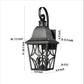Outdoor Wall Light Fixtures Waterproof Exterior Wall Sconce Porch Lights