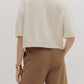 Entro - Saddle Up Short-sleeve Knit Cardigan