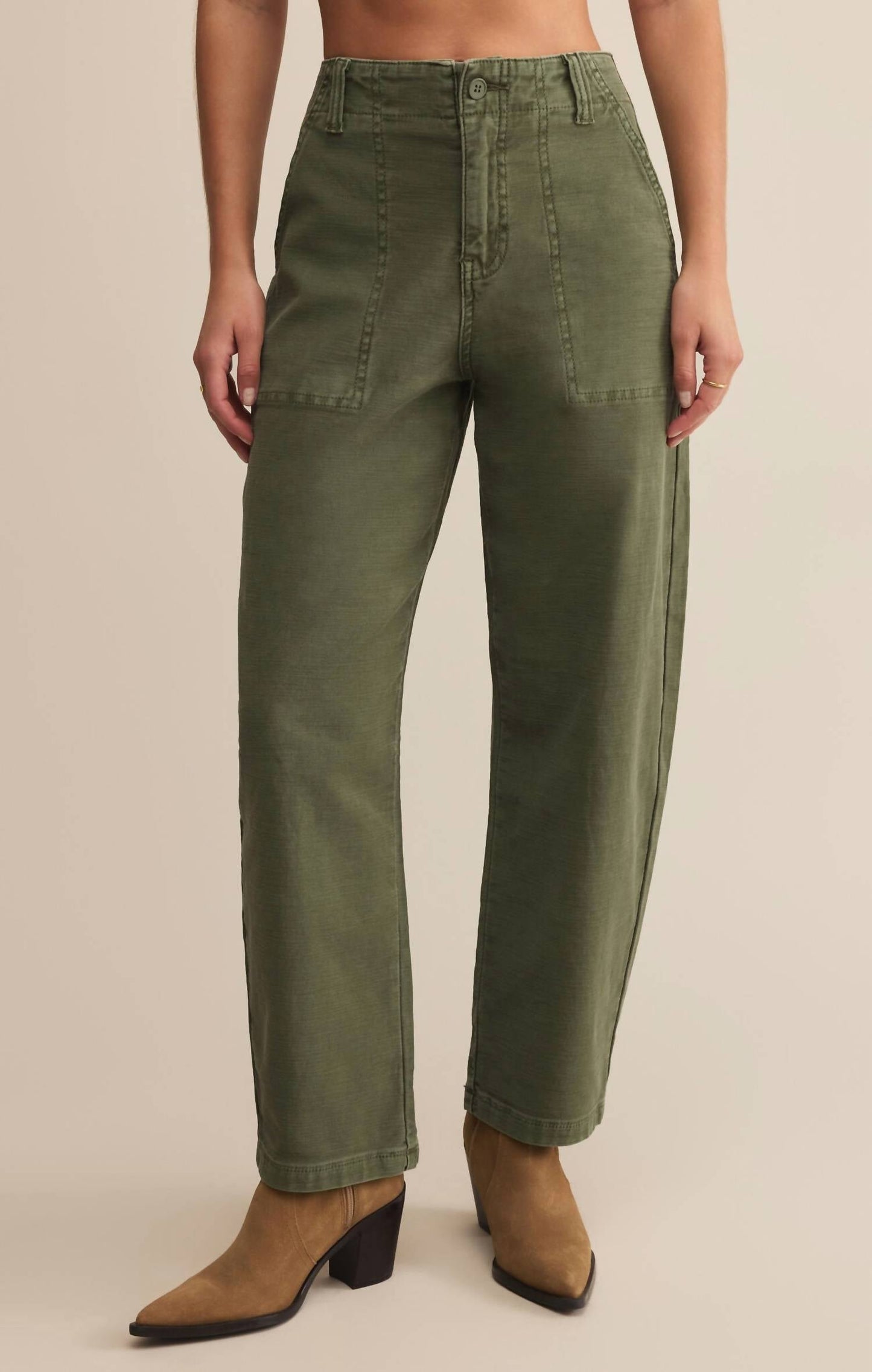 Z Supply - Twill Barrel Leg Pants