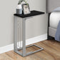 Elegant Accent Table, C-Shaped, Transitional