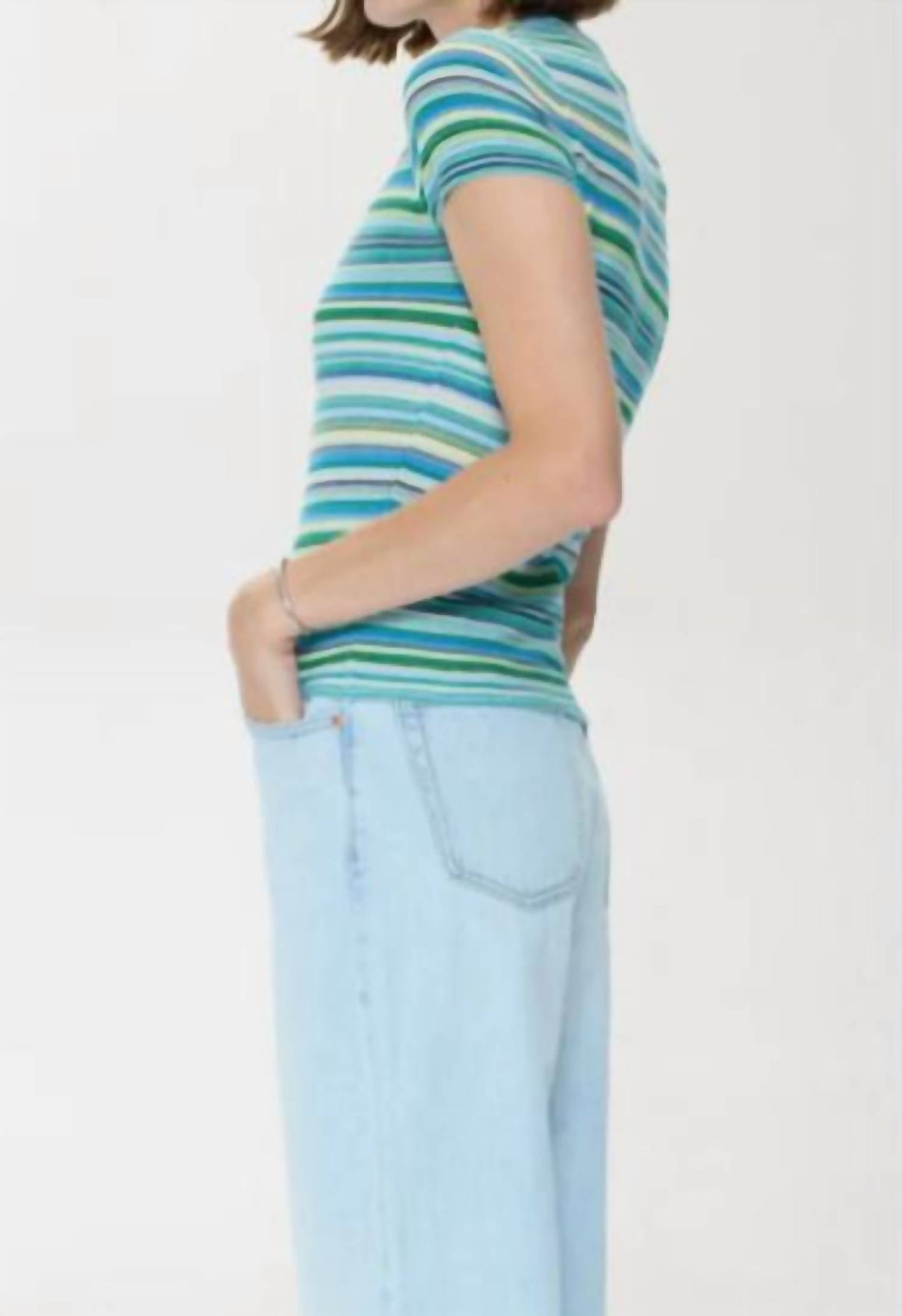 Pistola - Selene Short Sleeve Stripe Crew Tee