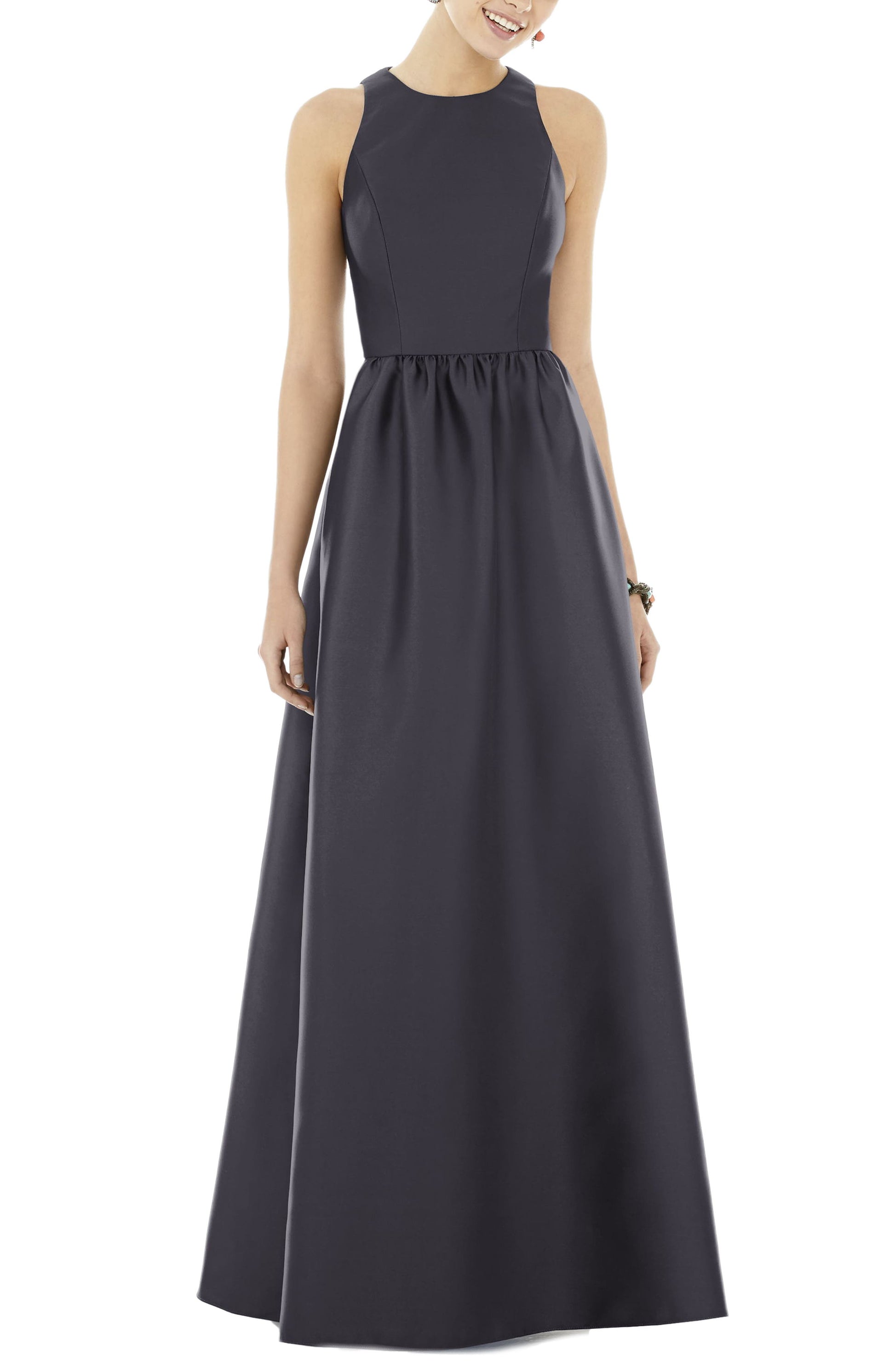 alfred-sung-satin-a-line-gown-in-onyx-size-14