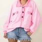Bucketlist - Flap Pocket French Terry Sweater