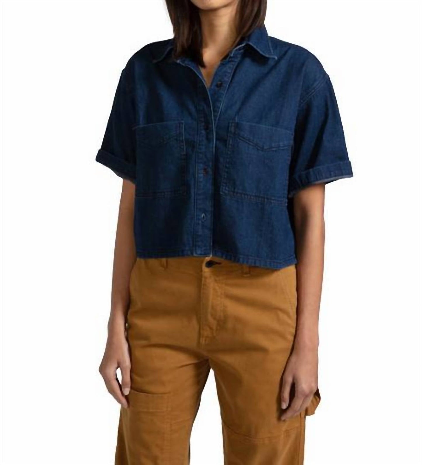Askk Ny - Short Sleeves Denim Shirt