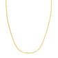 Double Extendable Cable Chain in 14k Yellow Gold (1.40 mm)
