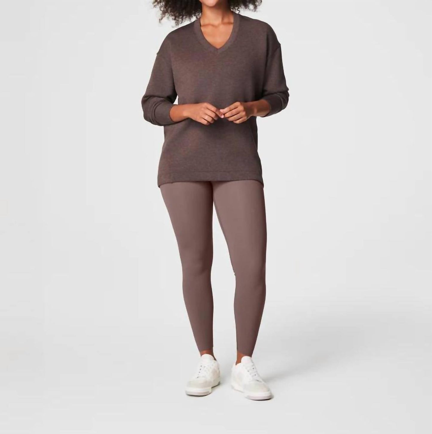 Spanx - एयरइसेनशियल्स ब्रश्ड ट्यूनिक टॉप