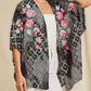 Andree By Unit - Floral Embroidered Kimono Jacket
