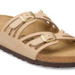 Birkenstock - Women's Granada Nubuck Slide Sandals