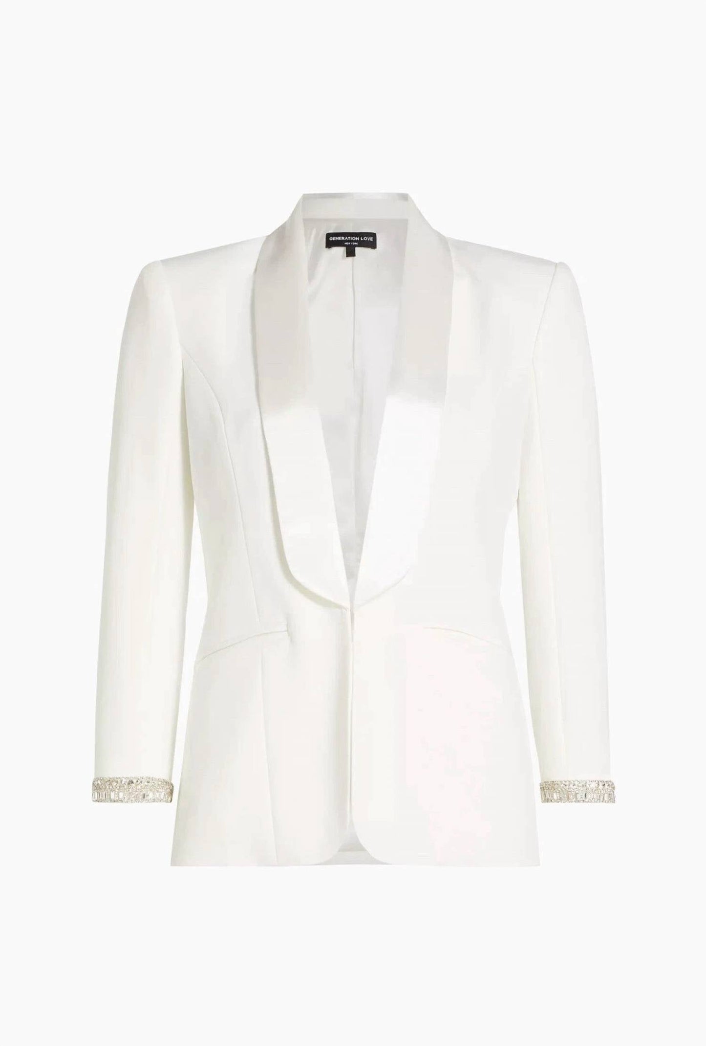 Generation Love - Argo Crystal Satin Combo Crepe Blazer