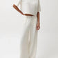 Pistola - Delphine Pleated Wide Leg Jeans