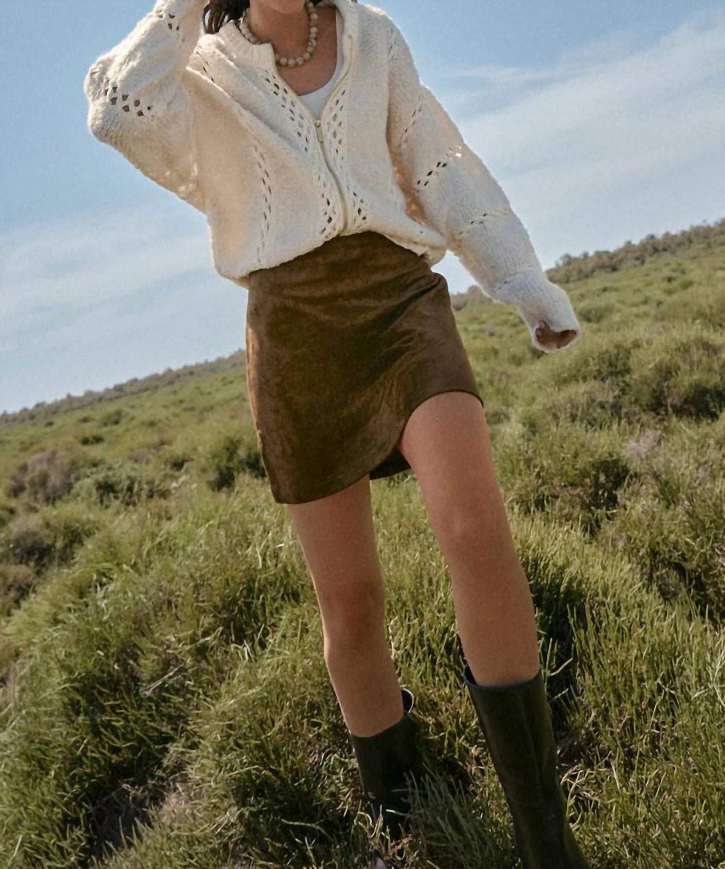 Z Supply - Ciera Faux Suede Mini Skirt