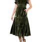 Thml - Velvet Tiered Maxi Dress