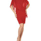 Frank Lyman - Cape Overlay Sleeveless Dress