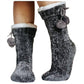 Julia Rose - Women's Meredith Cozy Fleece Lined Pom Socks