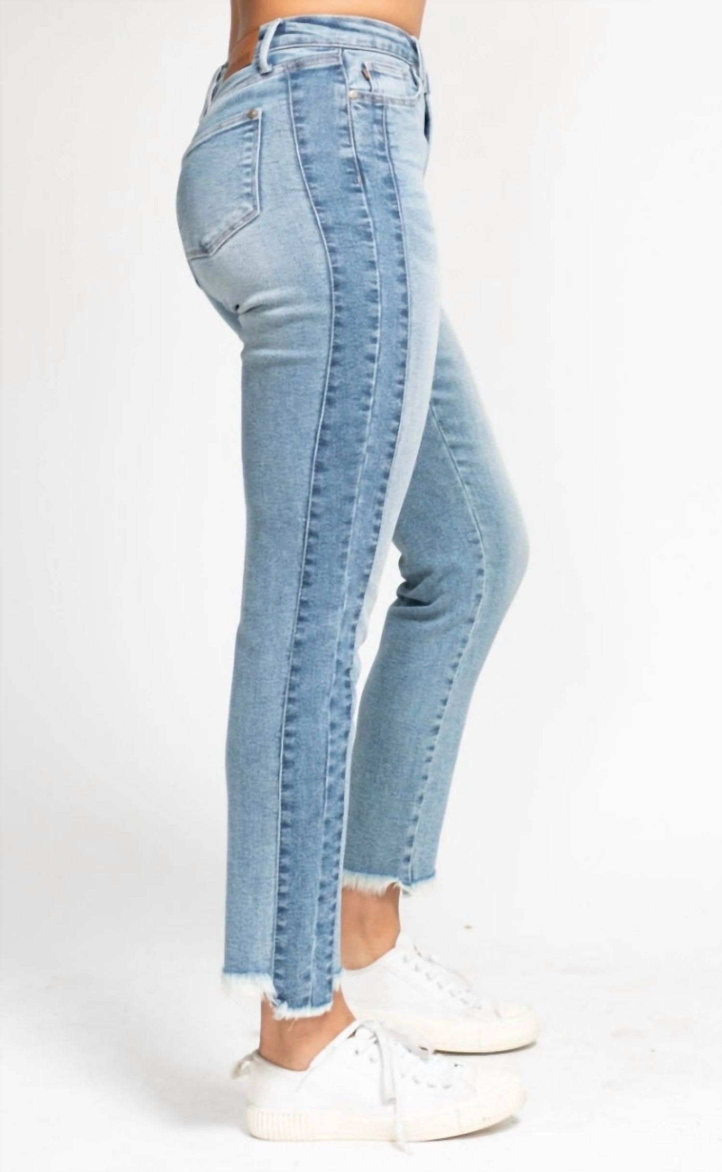 Judy Blue - Penn High Waist Vintage Wash Side Panel Jean