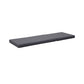 Lounge Chaise Set in Black Acacia Wood with Water-Resistant Cushions