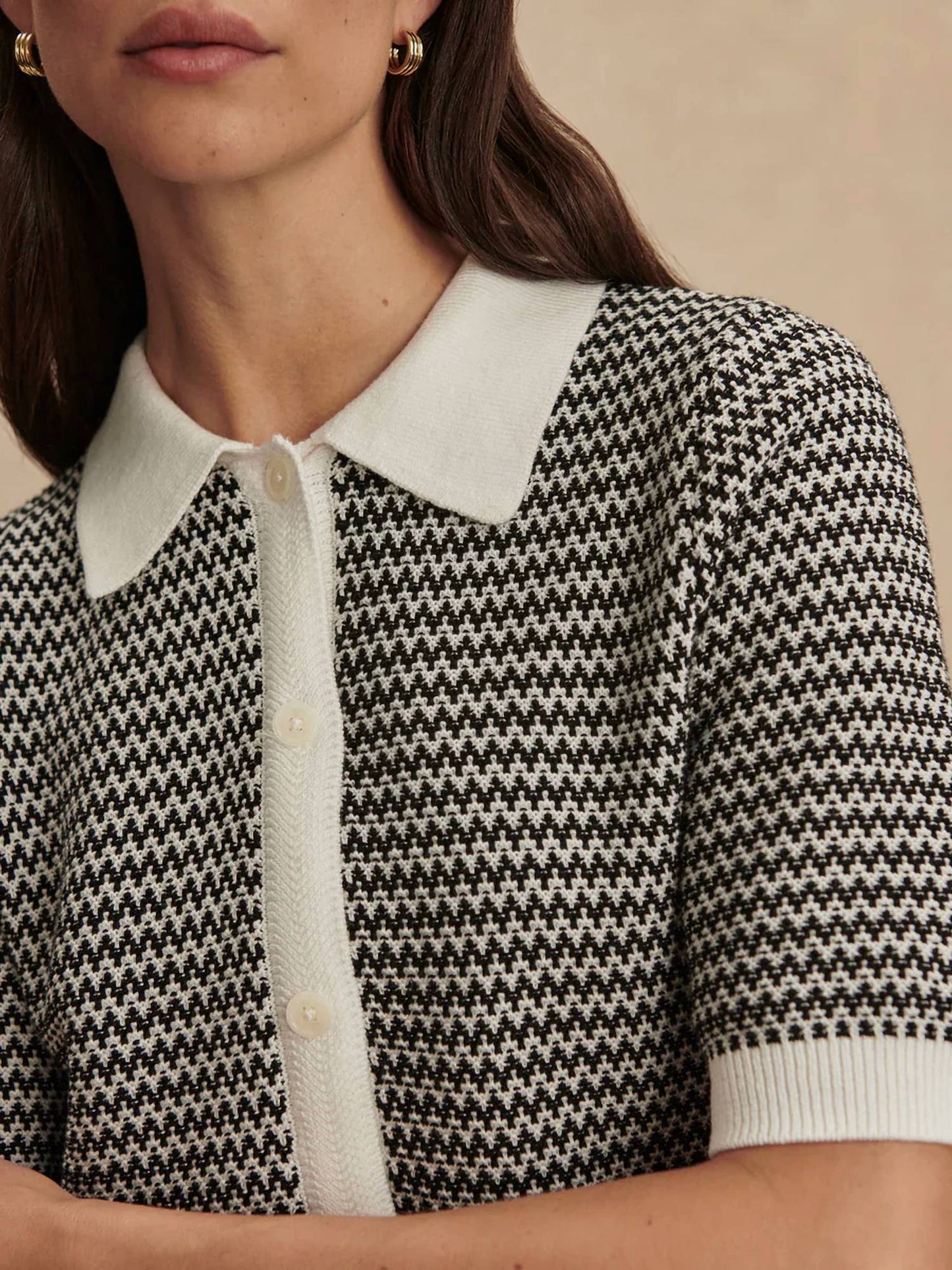 Varley - Gaelle Polo Knit Top