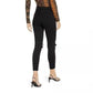 Topshop - High Rise Jamie Stretch Denim Ripped Skinny Jeans