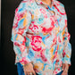 Fdj - Classic 1/5 Floral Top