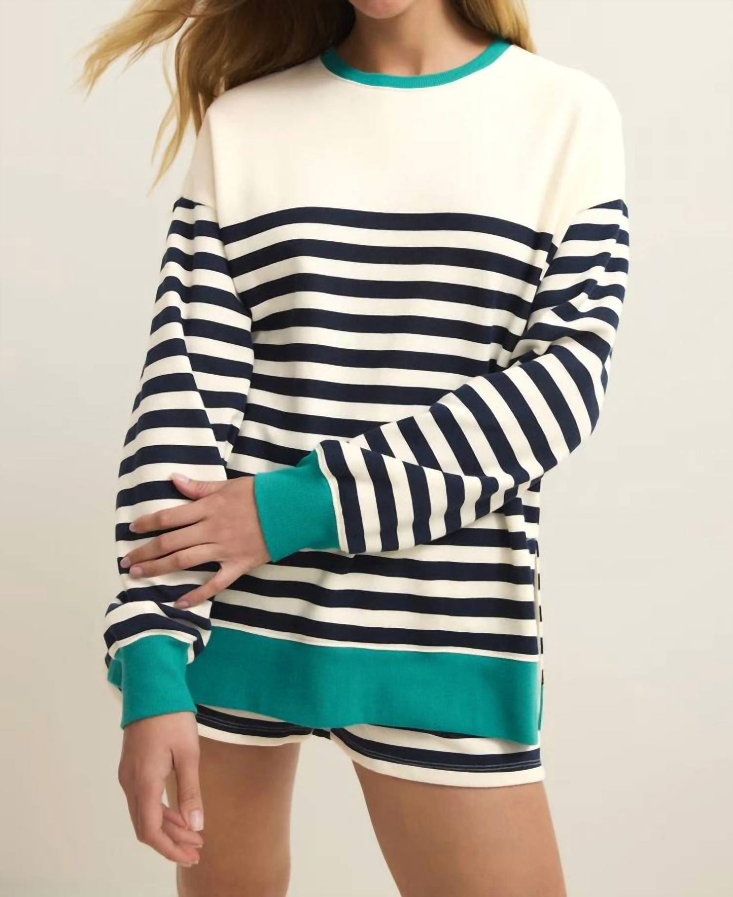 Z Supply - Layer Up Stripe Sweatshirt