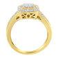 10KT Yellow Gold Diamond Cocktail Ring (5/8 cttw, H-I Color, SI2-I1 Clarity)