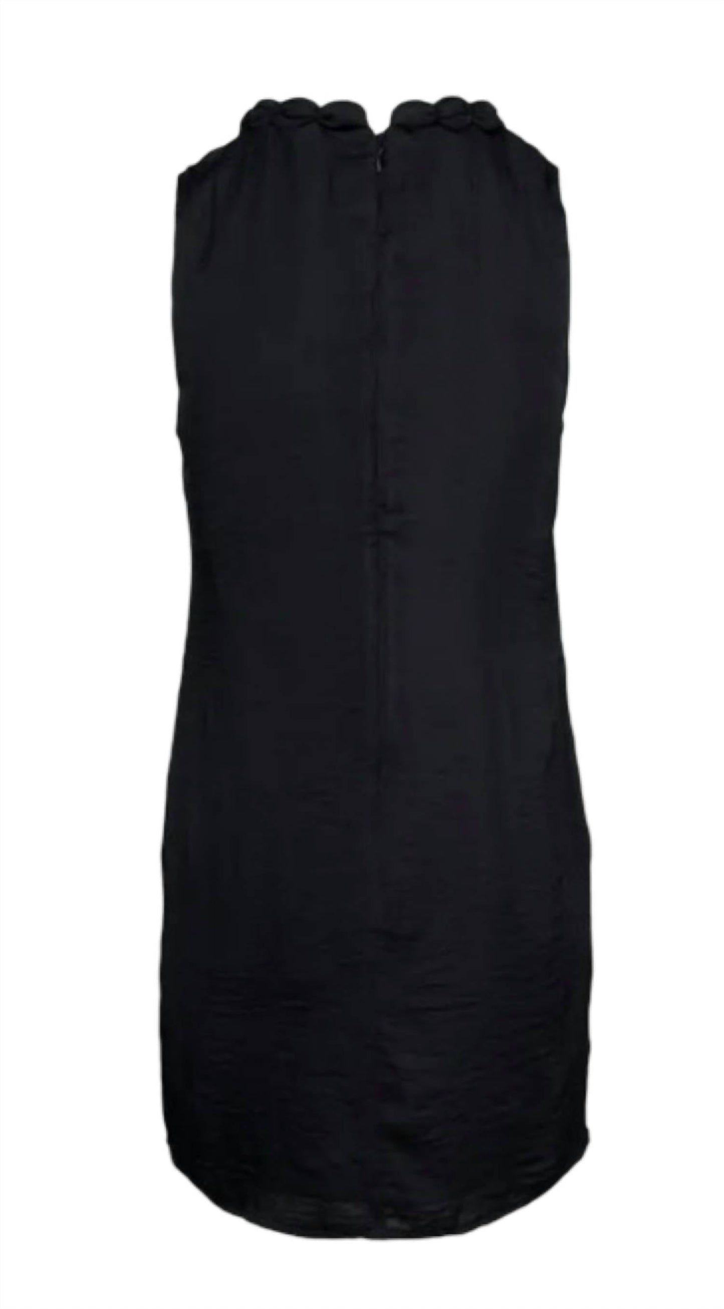 Naked Zebra - Neckline Accent Mini Shift Dress