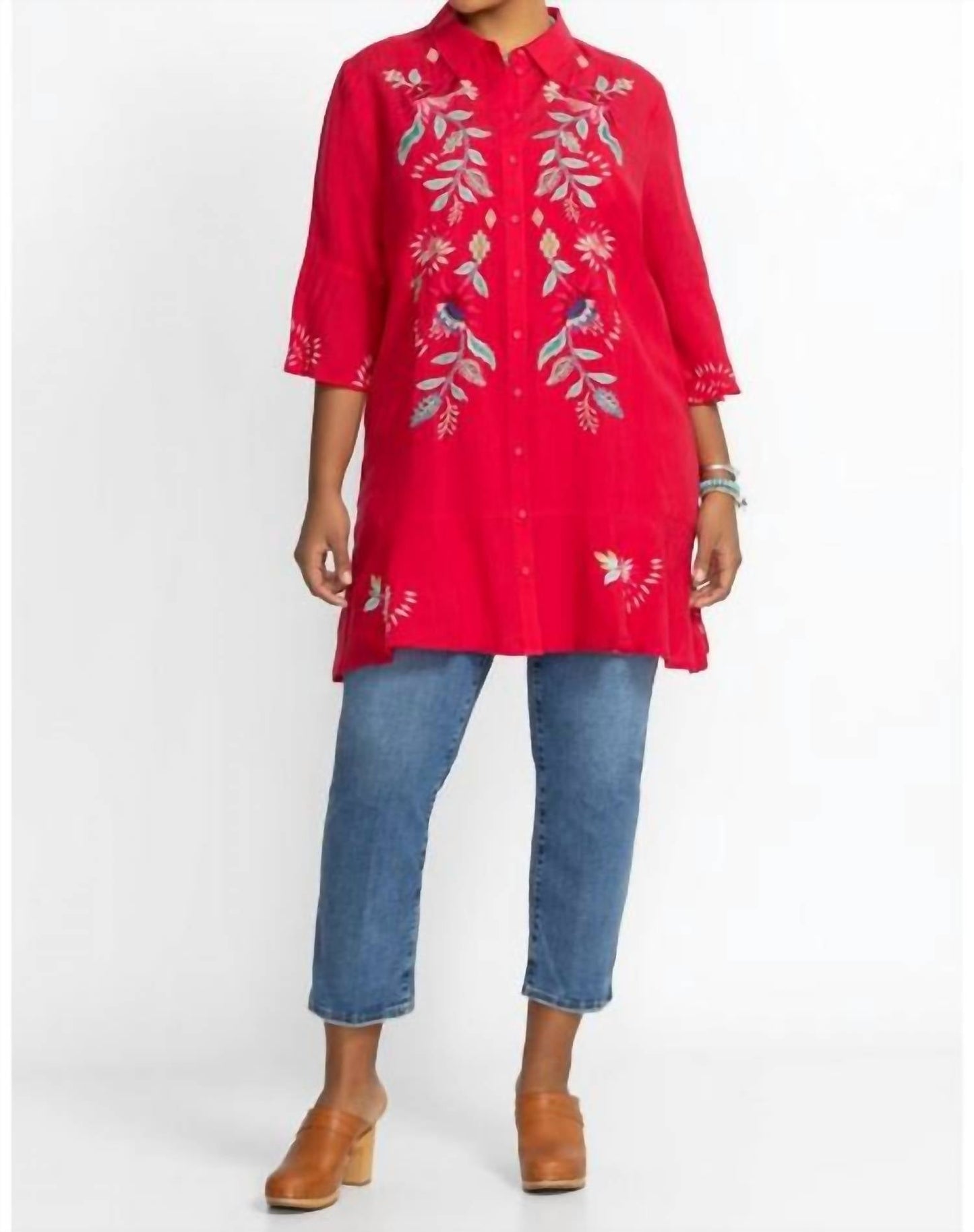Johnny Was - WOMEN'S TIERED FLOUNCE DRESS TALULLA PLUS