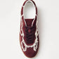 Alohas - Women's Crochet Leather Sneakers