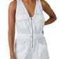 FP Movement Noiseless Back on Trek Romper in White, Size Large