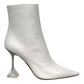 Amina Muaddi - Women's Giorgia Croc Leather Mid-calf Boots