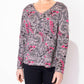 Habitat - Cotton Slub Kaleidescope High Lo Tee
