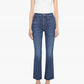 Mother - The Hustler Flood Fray Ankle Bootcut Jeans