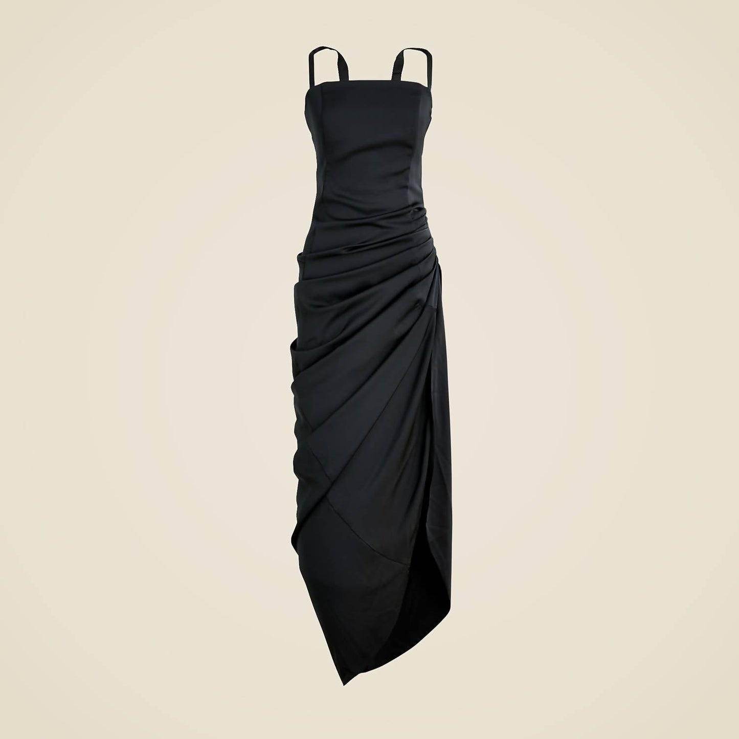 J.Crew - Asymmetrical Ruched Dress