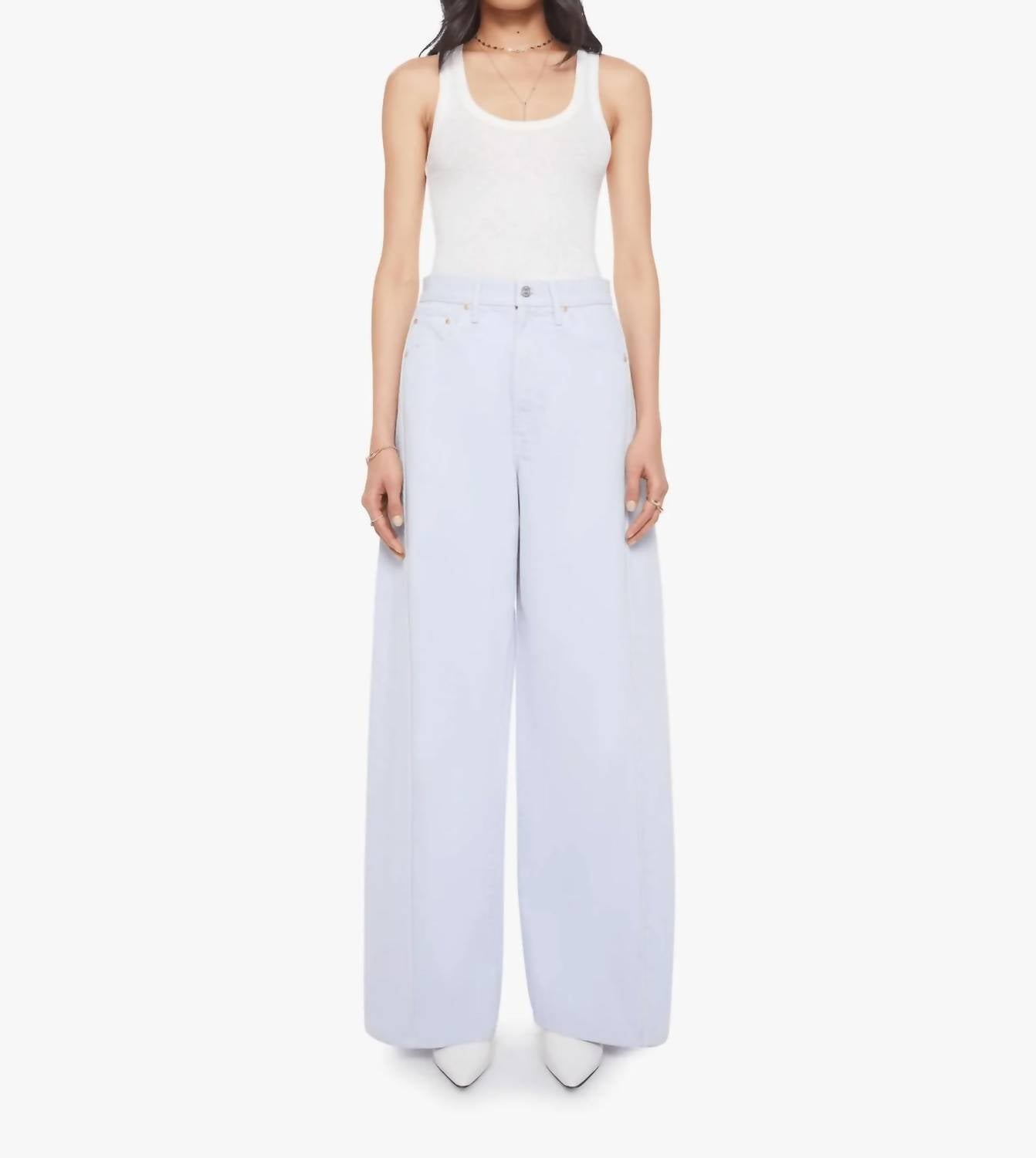 Mother - High Rise Pipe-dream Sneak Jeans